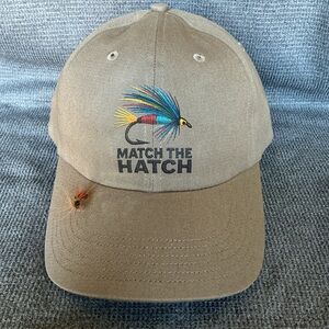 Fishing Hat - Richardson “Match the Hatch” Fly Fishing Dad Hat • Beige •Anglers